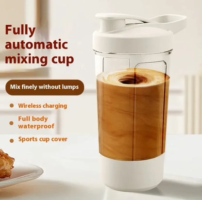 Shaker Eléctrico Portátil 400ML – Batidos sin grumos