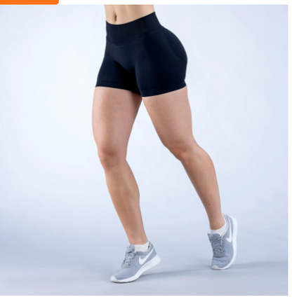 Pantalones Cortos de Fitness Sin Costuras