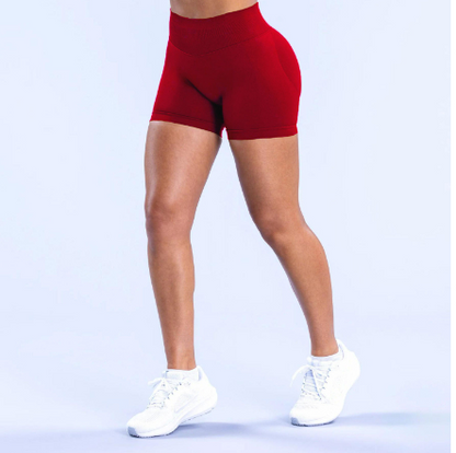 Pantalones Cortos de Fitness Sin Costuras