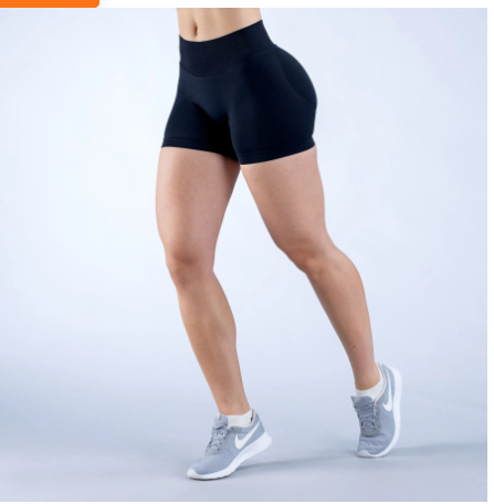 Pantalones Cortos de Fitness Sin Costuras