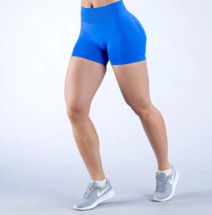 Pantalones Cortos de Fitness Sin Costuras