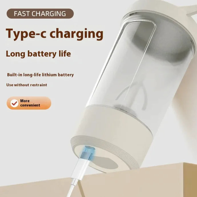 Shaker Eléctrico Portátil 400ML – Batidos sin grumos