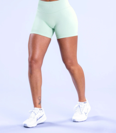 Pantalones Cortos de Fitness Sin Costuras